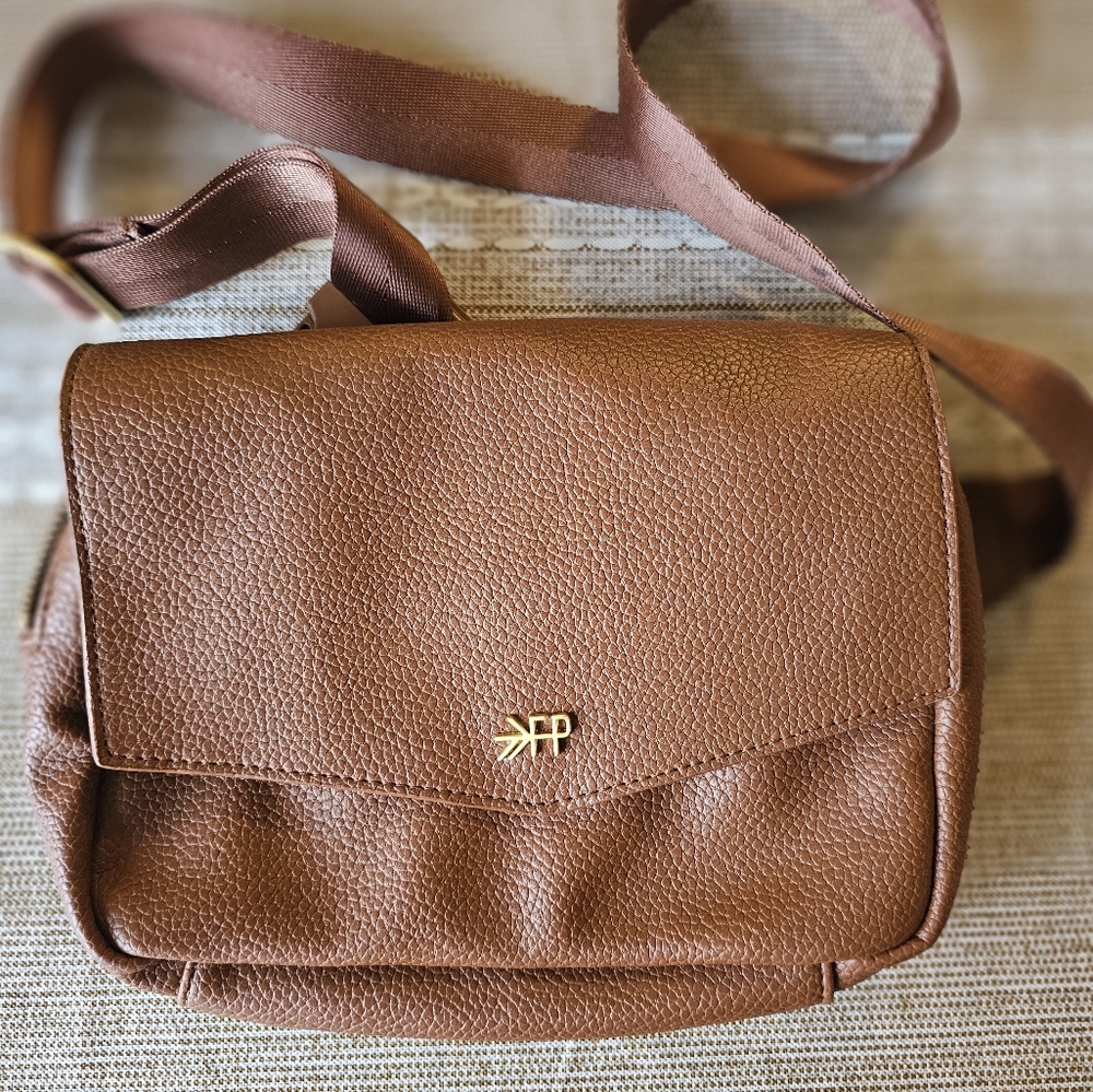 Brown Leather Freshly Picked belt bag